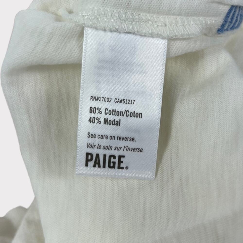 PAIGE Ryo Venice Beach Tee Size Small NEW - Picture 5 of 7